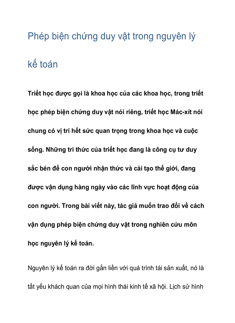 image for page Phép biện chứng duy vật trong nguyên lý kế toán