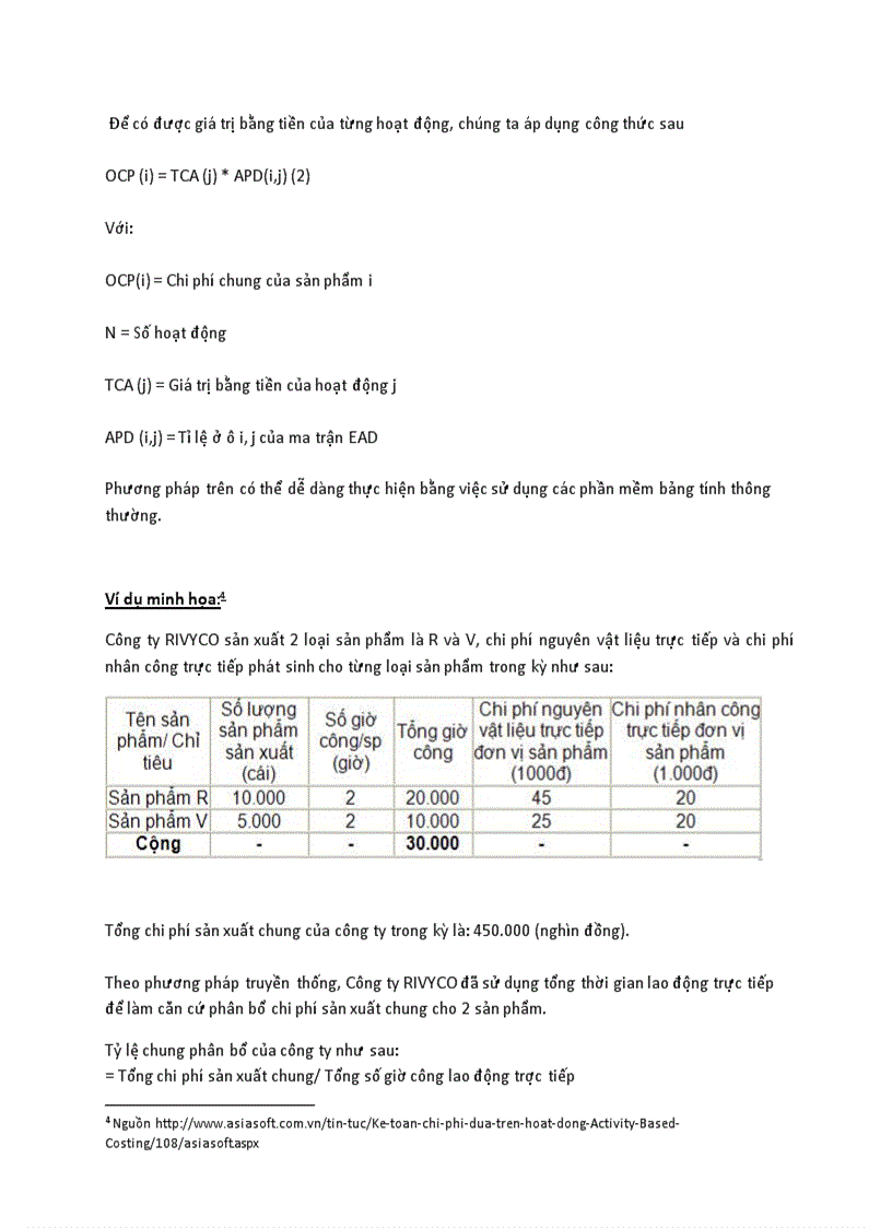 image for page Bài luận về hệ thống tính giá ABC và hệ thống quản lý ABM