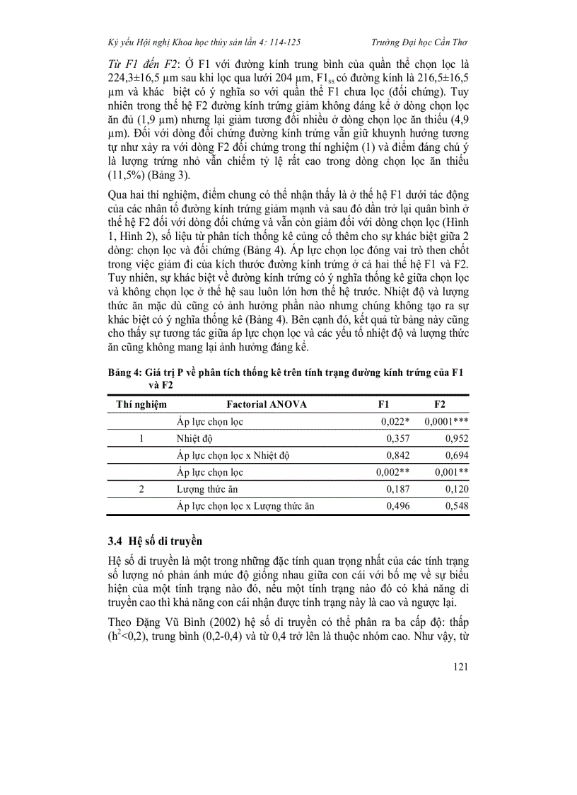 image for page Ảnh hưởng của nhiệt độ lượng thức ăn và phương thức chọn giống lên kích thước trứng bào xác Artemia qua các thế hệ