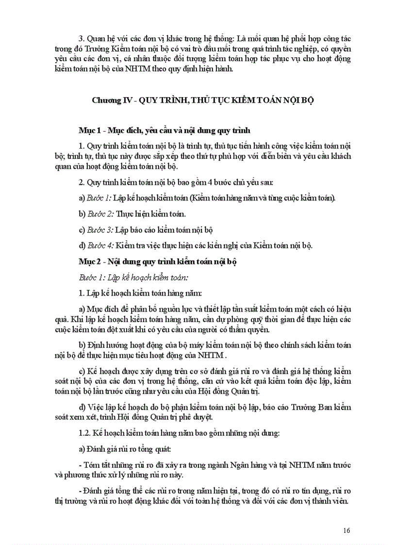 image for page Sự cần thiết và mục tiêu của Sổ tay Kiểm toán nội bộ