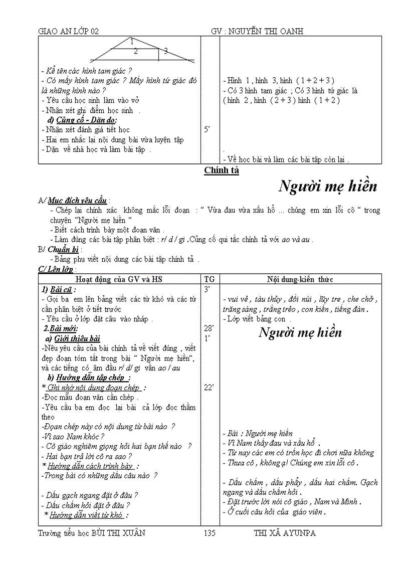 image for page Giáo án lớp 2