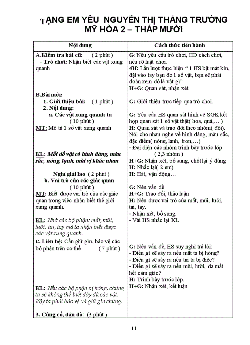 image for page Bộ giáo án lớp 1 cktkn kns bvmt tthcm