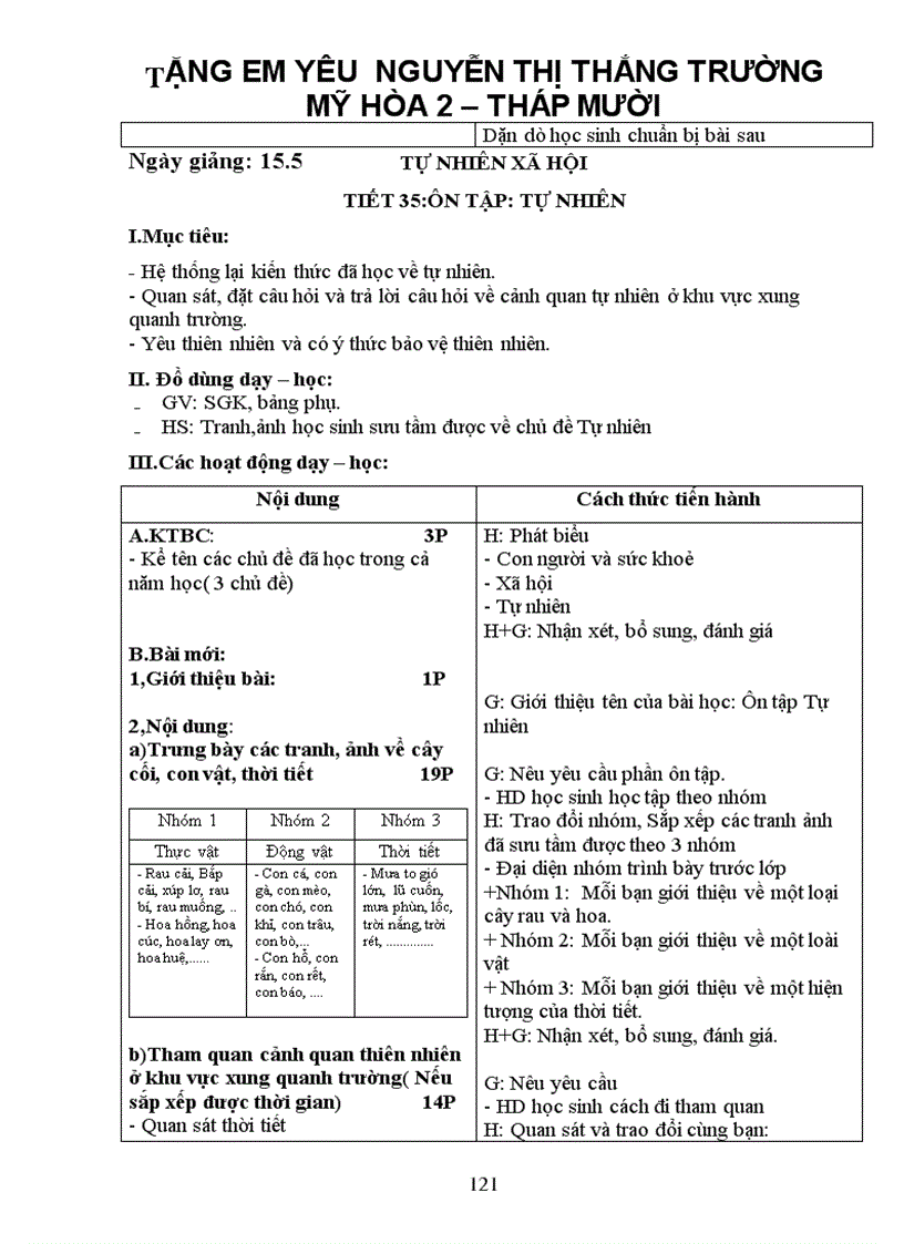 image for page Bộ giáo án lớp 1 cktkn kns bvmt tthcm