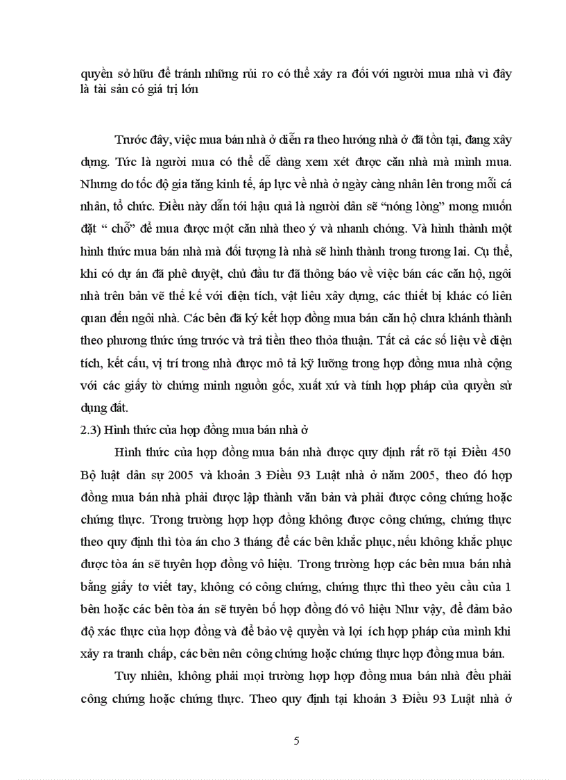 image for page Hợp đồng mua bán căn hộ chung cư một số vấn đề lý luận và thực tiễn