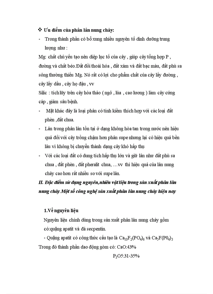 image for page Tìm hiểu về công nghệ sản xuất phân lân nung chảy và vấn đề môi trường