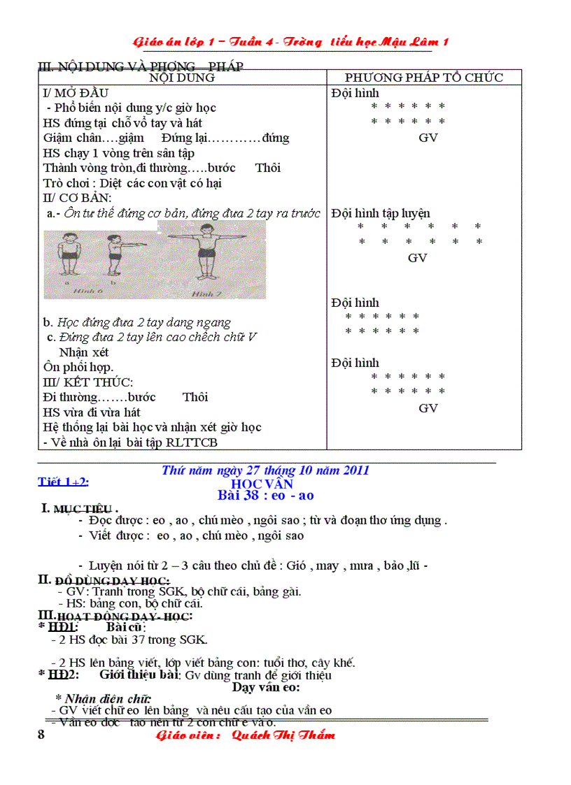 image for page Giao an lop 1 tuán 9 tham