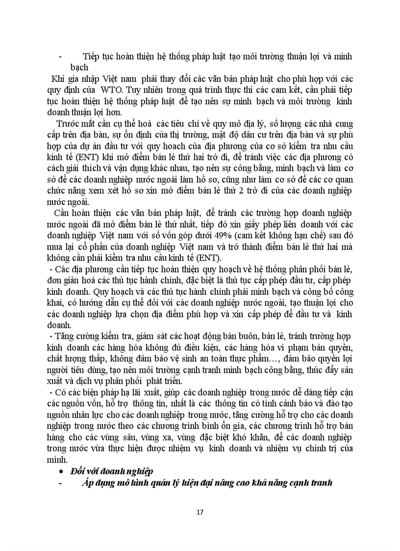 image for page Phân tích cam kết của Việt Nam với WTO về dịch vụ phân phối và đánh giá tác động của những cam kết này với dịch vụ phân phối ở Việt Nam như thế nào