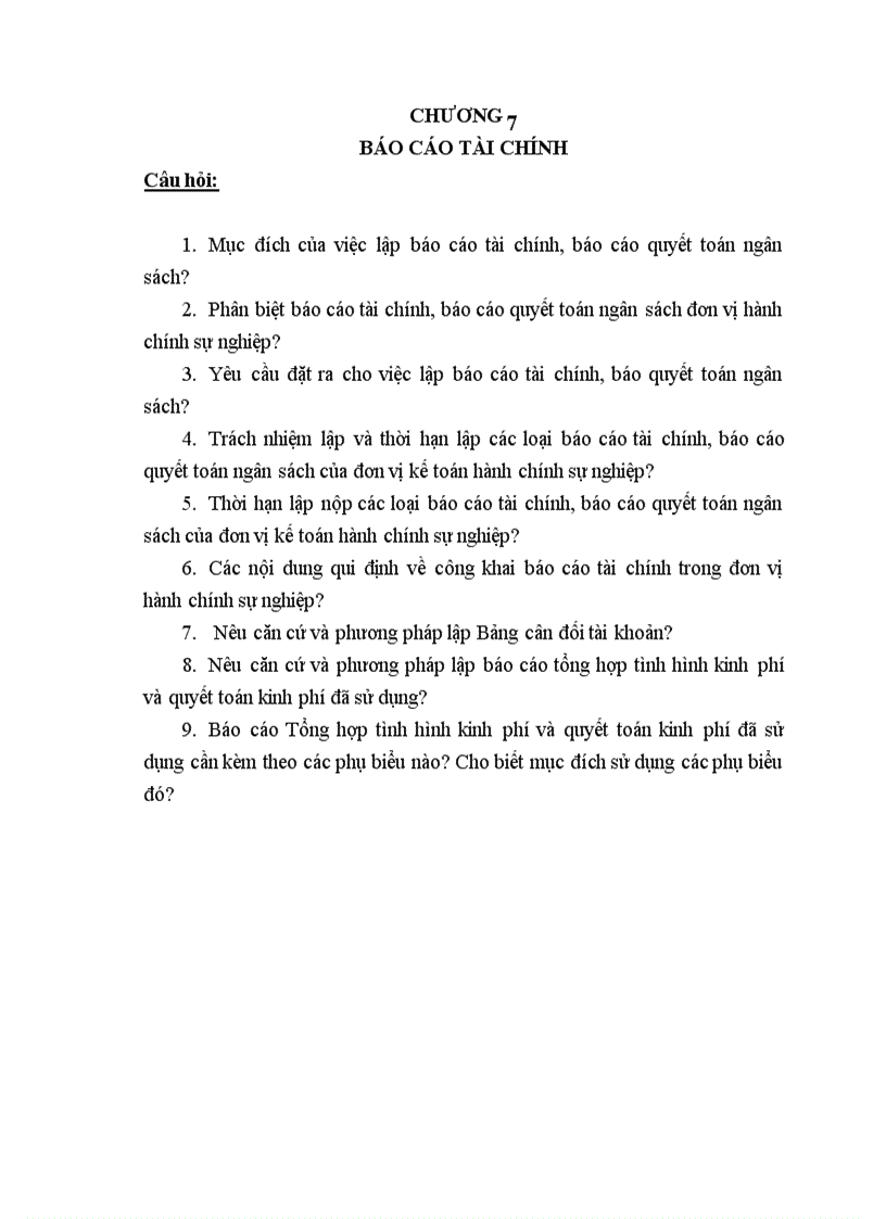 image for page Câu hỏi và bài tập môn kế toán hành chính sự nghiệp