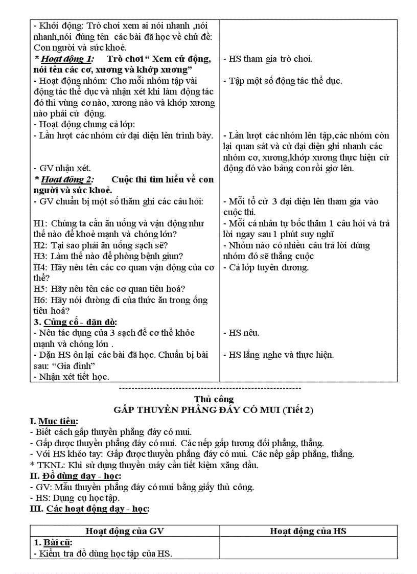 image for page Giáo án lớp 2 tuần 10