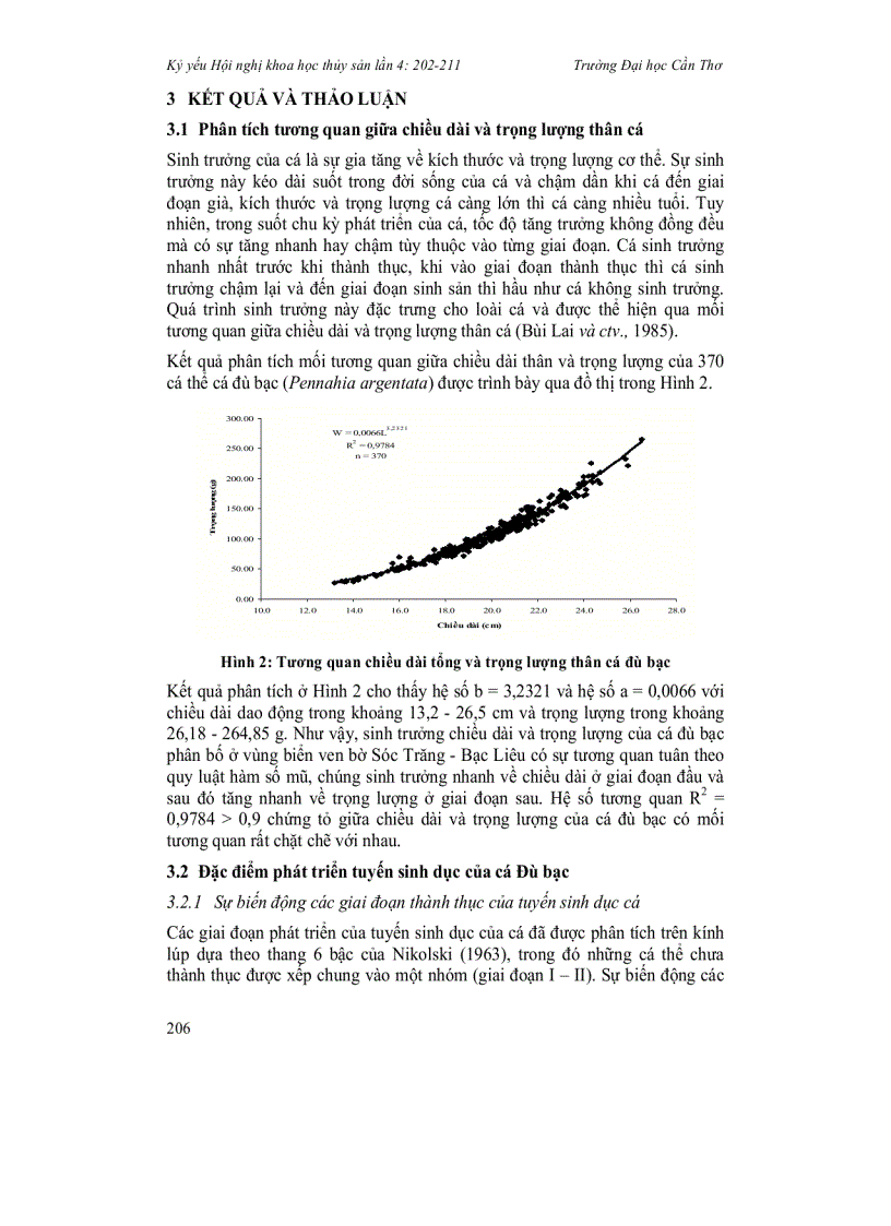 image for page Đặc điểm phát triển tuyến sinh dục của cá đù bạc
