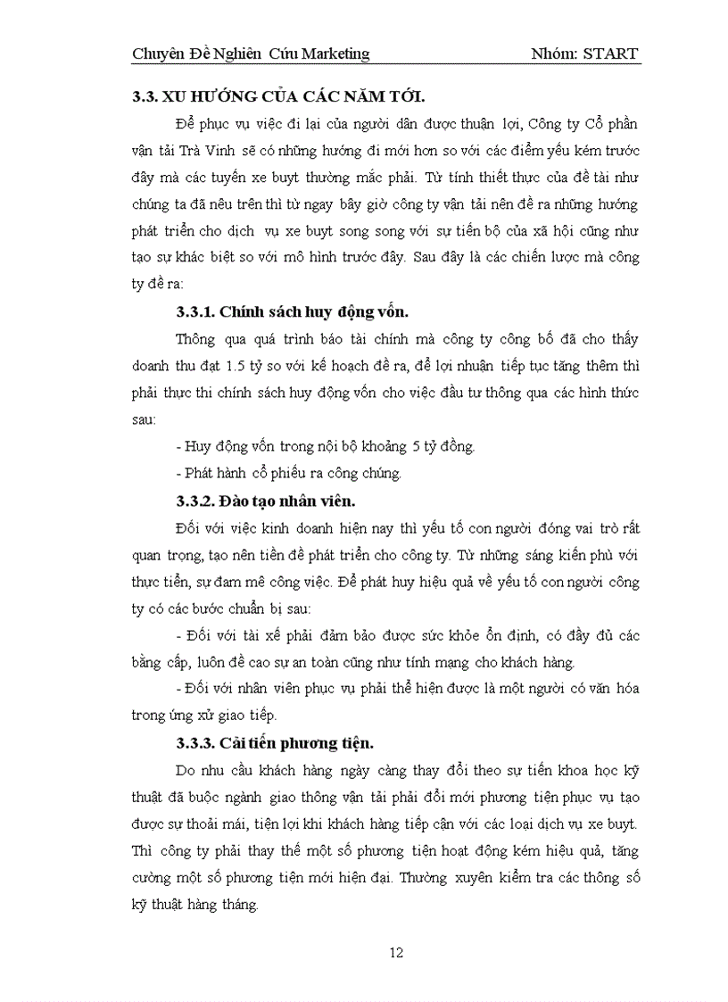 image for page Đánh giá sự hày lòng của khách hàng đối với dịch vụ xe buýt tại Trà Vinh