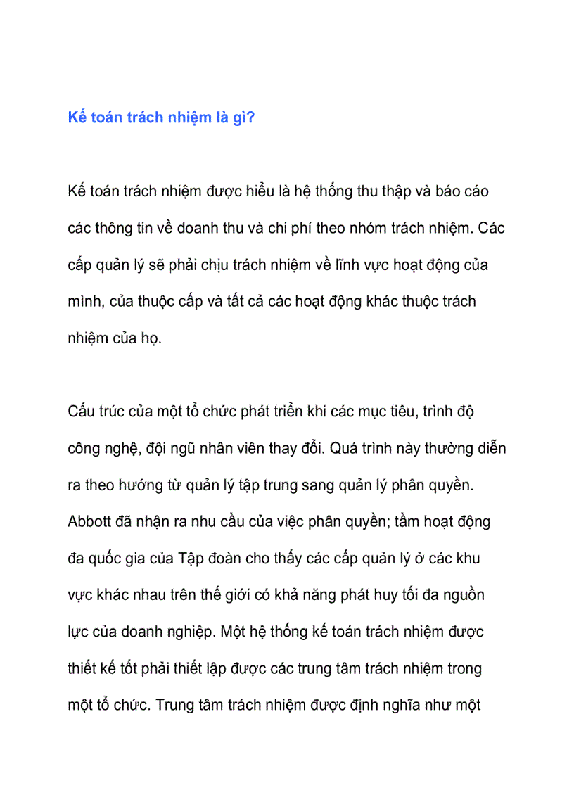 image for page Kế toán trách nhiệm Vũ khí của công ty lớn