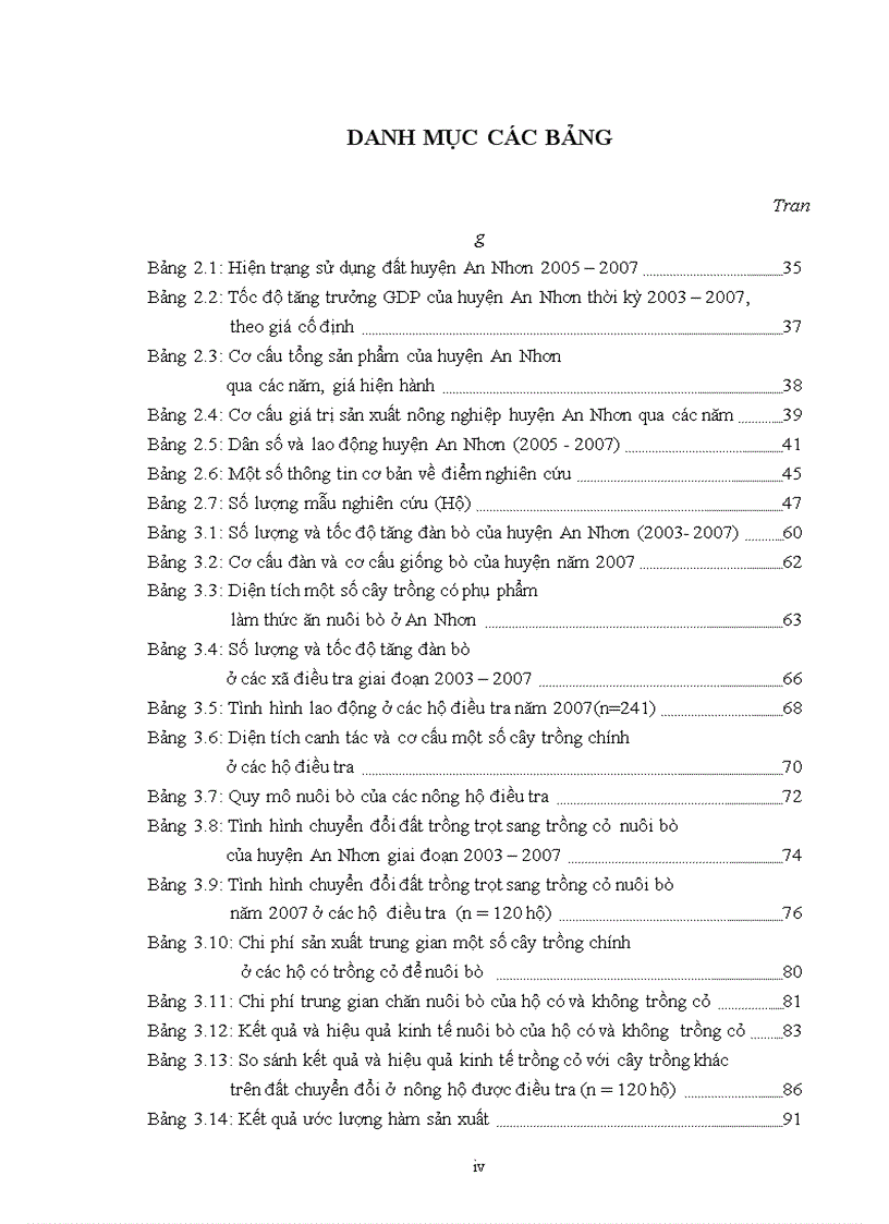 image for page Hiệu quả của việc chuyển đổi đất trồng trọt sang trồng cỏ nuôi bò ở huyện An Nhơn tỉnh Bình Định