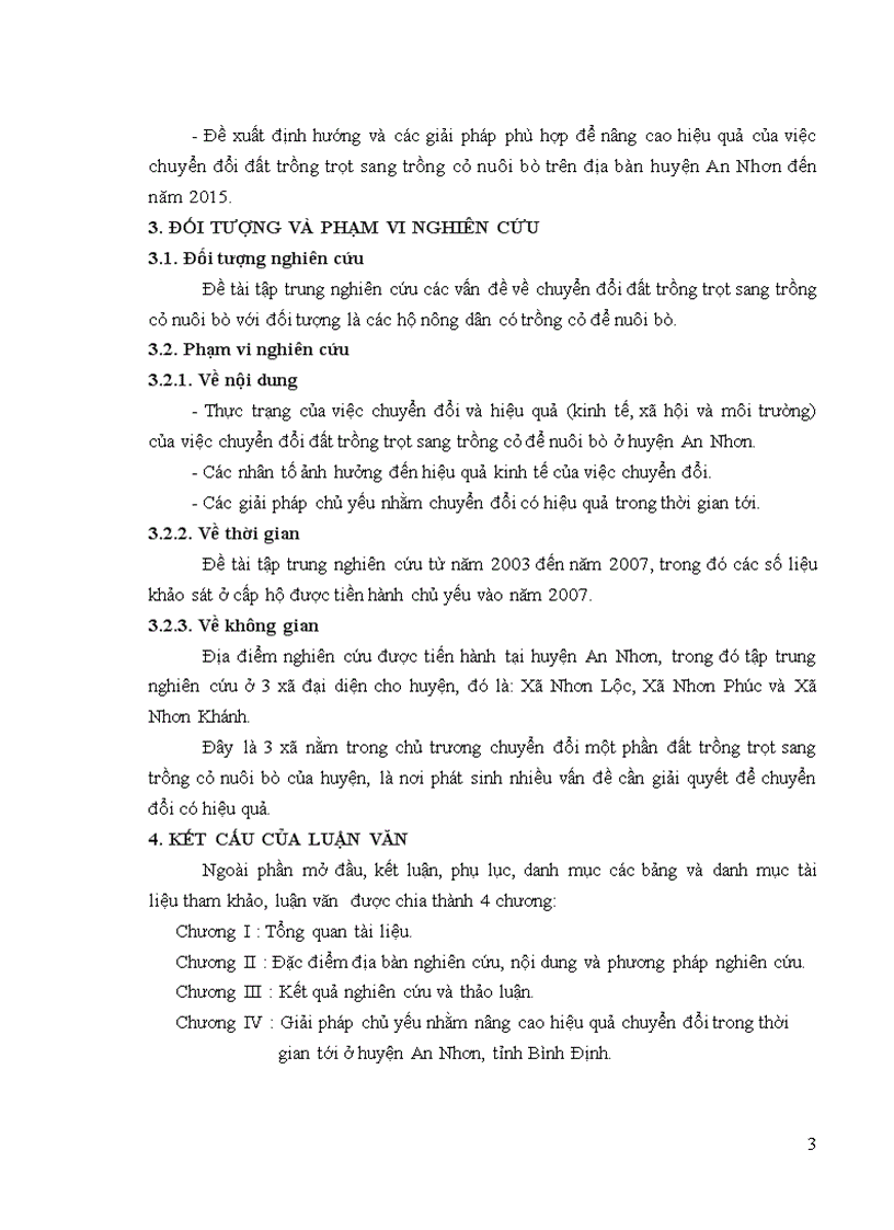 image for page Hiệu quả của việc chuyển đổi đất trồng trọt sang trồng cỏ nuôi bò ở huyện An Nhơn tỉnh Bình Định