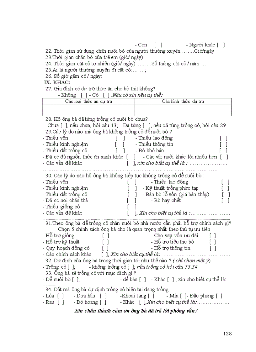 image for page Hiệu quả của việc chuyển đổi đất trồng trọt sang trồng cỏ nuôi bò ở huyện An Nhơn tỉnh Bình Định