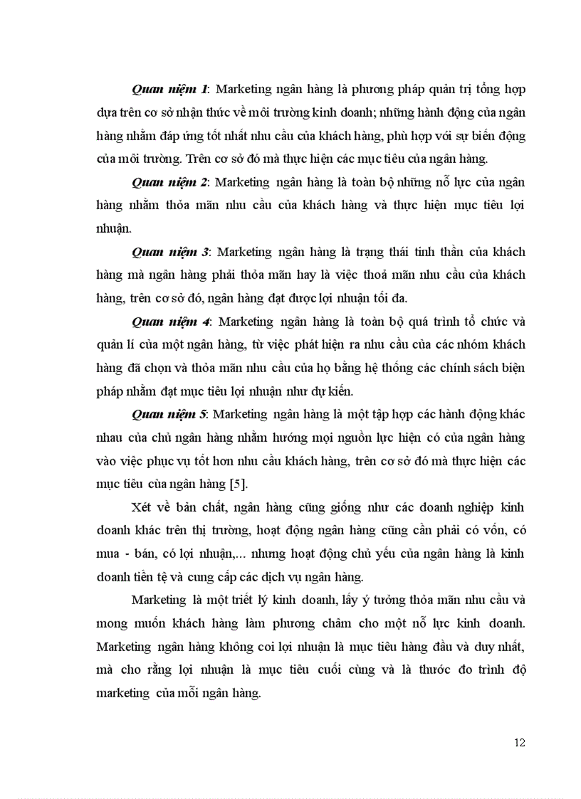 image for page Định hướng mục tiêu và một số giải pháp nâng cao chính sách Marketing mix tại chi nhánh Ngân hàng VCB Quảng Bình