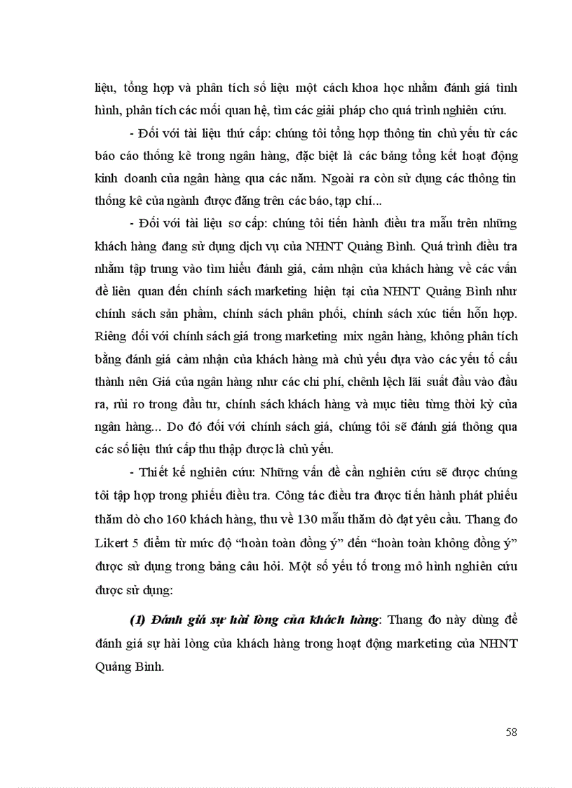 image for page Định hướng mục tiêu và một số giải pháp nâng cao chính sách Marketing mix tại chi nhánh Ngân hàng VCB Quảng Bình