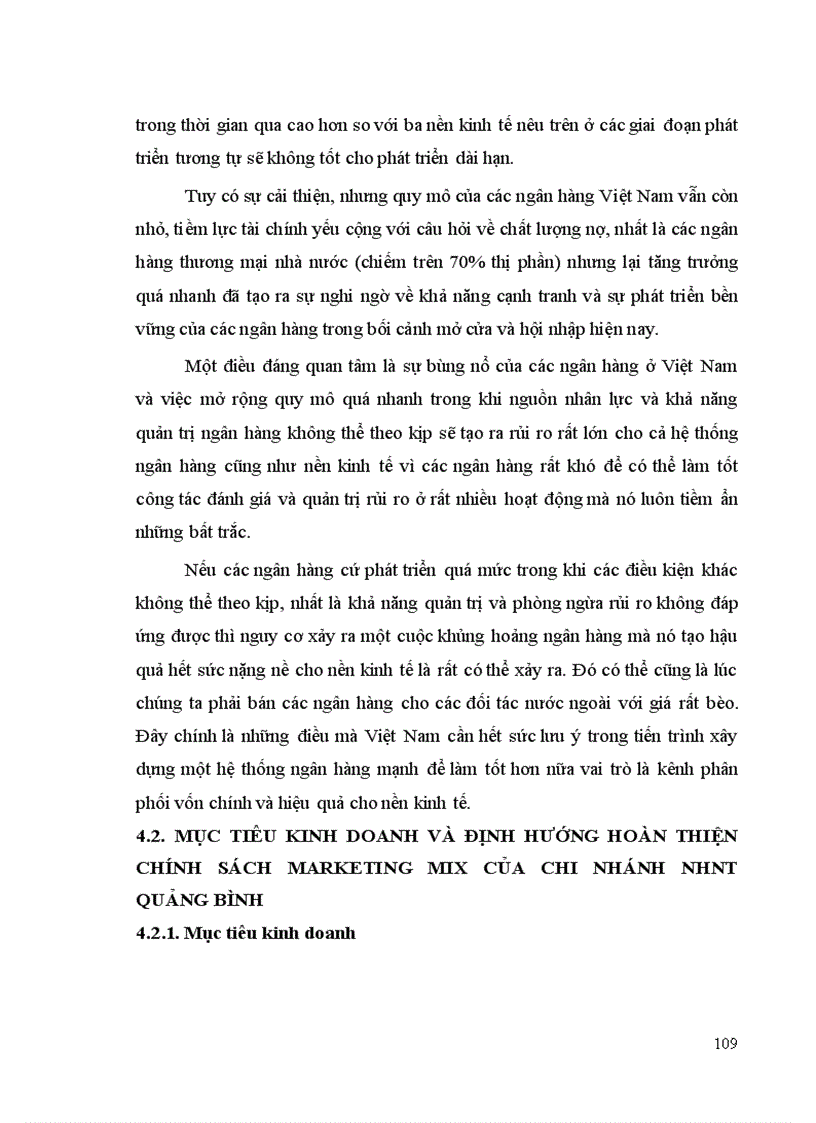 image for page Định hướng mục tiêu và một số giải pháp nâng cao chính sách Marketing mix tại chi nhánh Ngân hàng VCB Quảng Bình