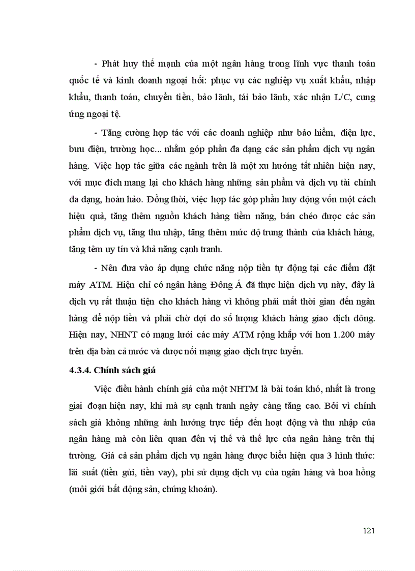 image for page Định hướng mục tiêu và một số giải pháp nâng cao chính sách Marketing mix tại chi nhánh Ngân hàng VCB Quảng Bình