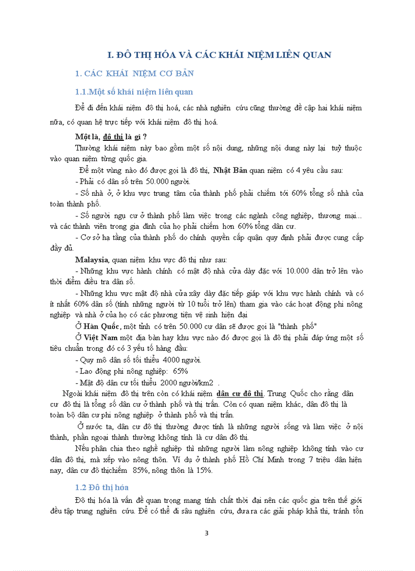 image for page Quá trình đô thị hóa của Việt Nam từ năm 1990 đến nay