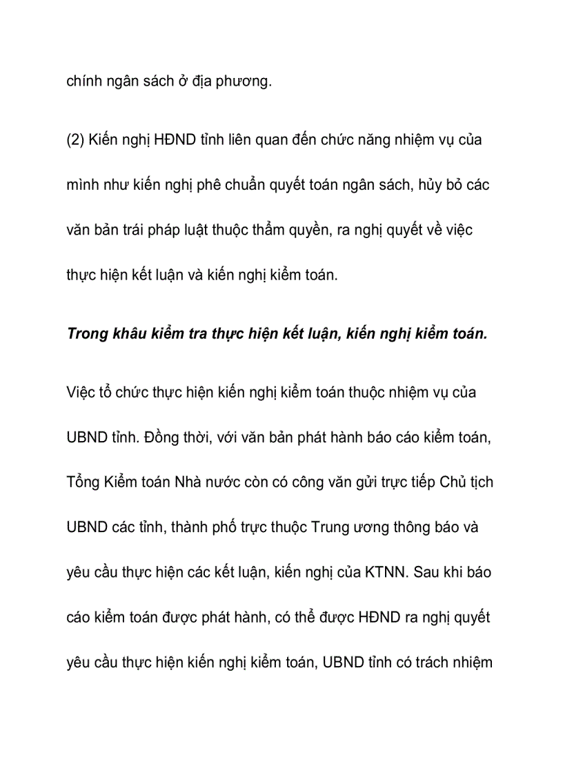 image for page Mối quan hệ giữa KTNN với HĐND và UBND