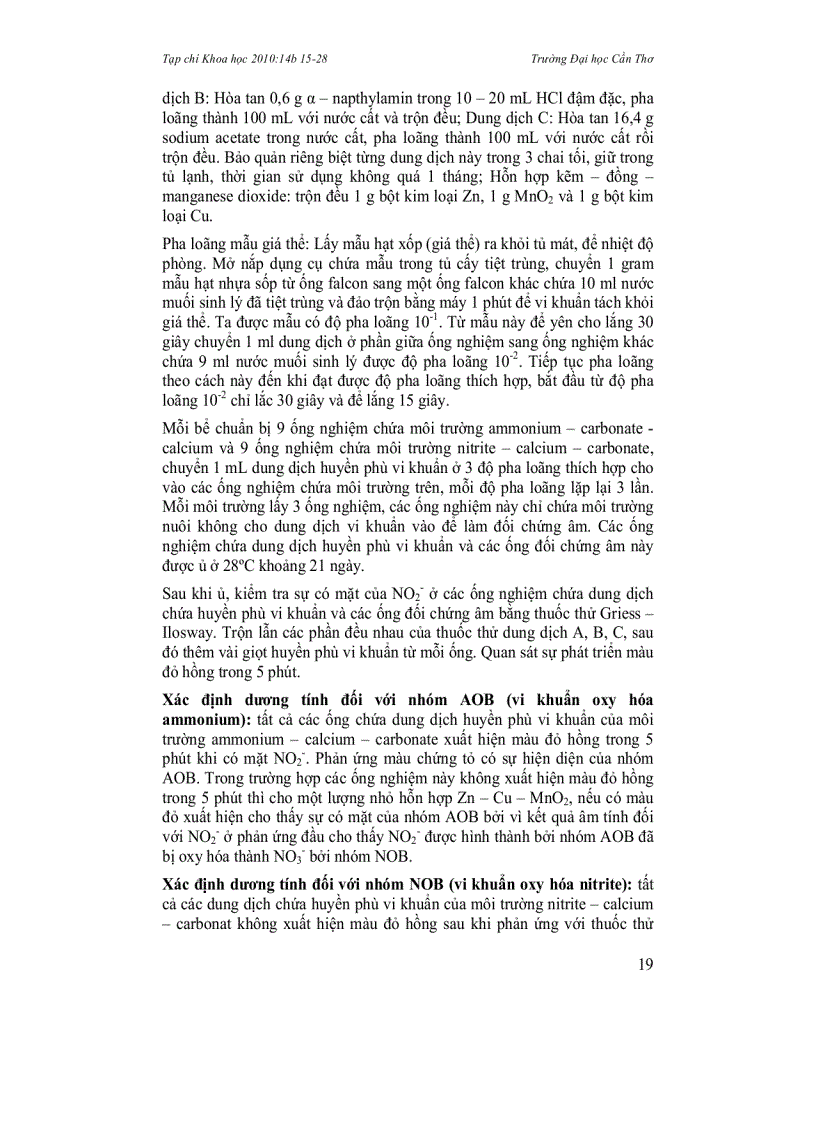 image for page Xác định khả năng chuyển hóa đạm của nhóm vi khuẩn hữu ích trong hệ thống ương tôm sú Penaeus monodon nuớc tuần hoàn