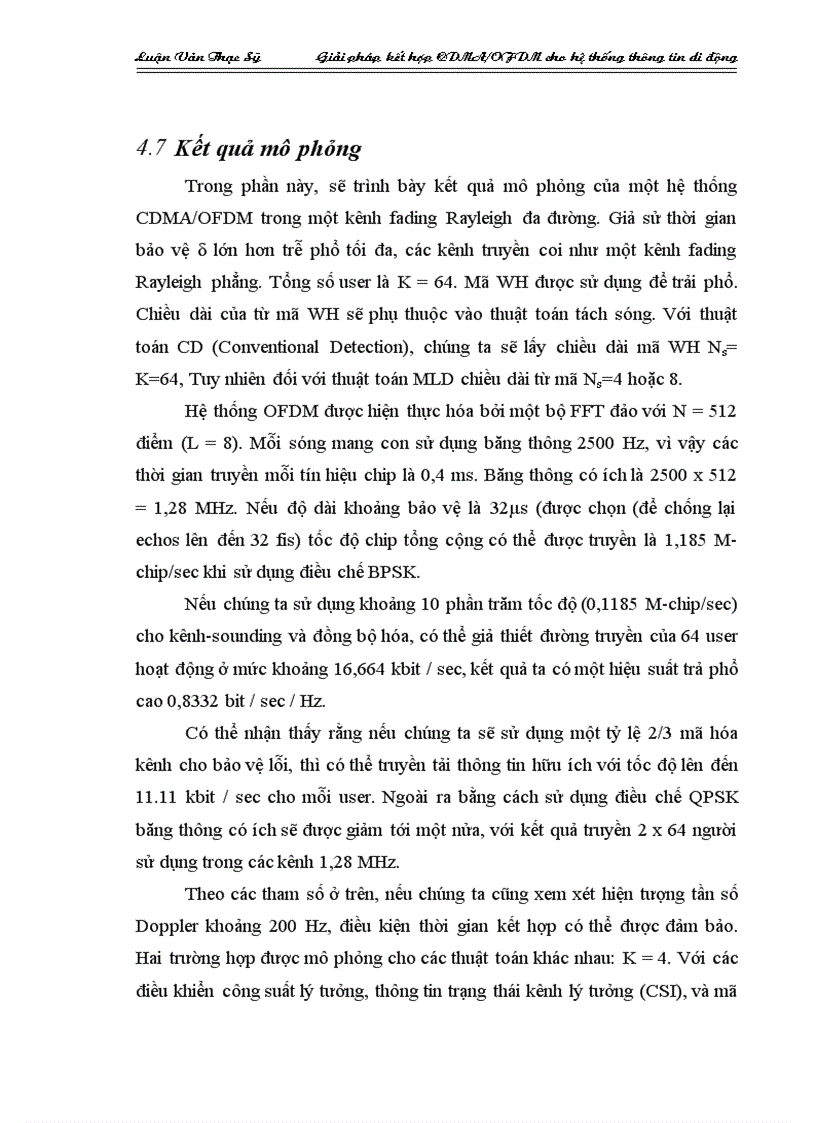image for page Nâng cao hiệu suất hệ thống thông tin di động sử dụng công nghệ cdma ofdm