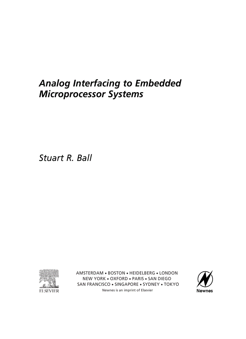 image for page Analog Interfacing to Embedded Microprocessor Systems
