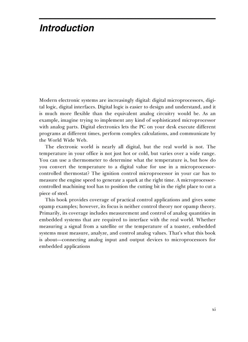 image for page Analog Interfacing to Embedded Microprocessor Systems