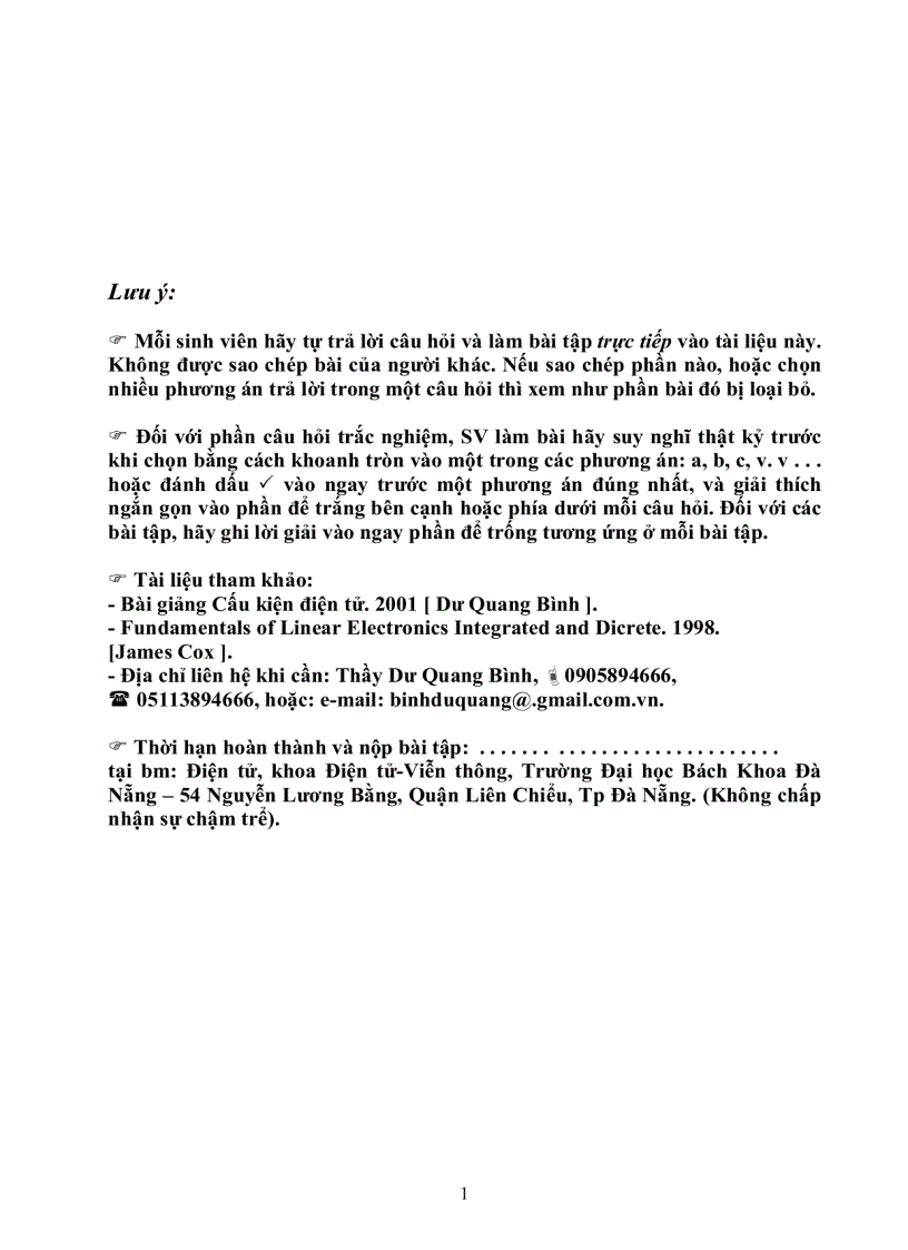 image for page Bài tập cấu kiện điện tử