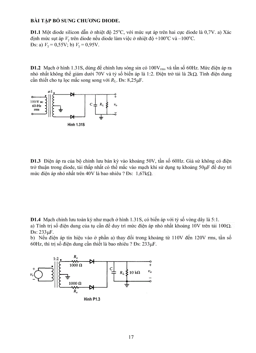 image for page Bài tập cấu kiện điện tử