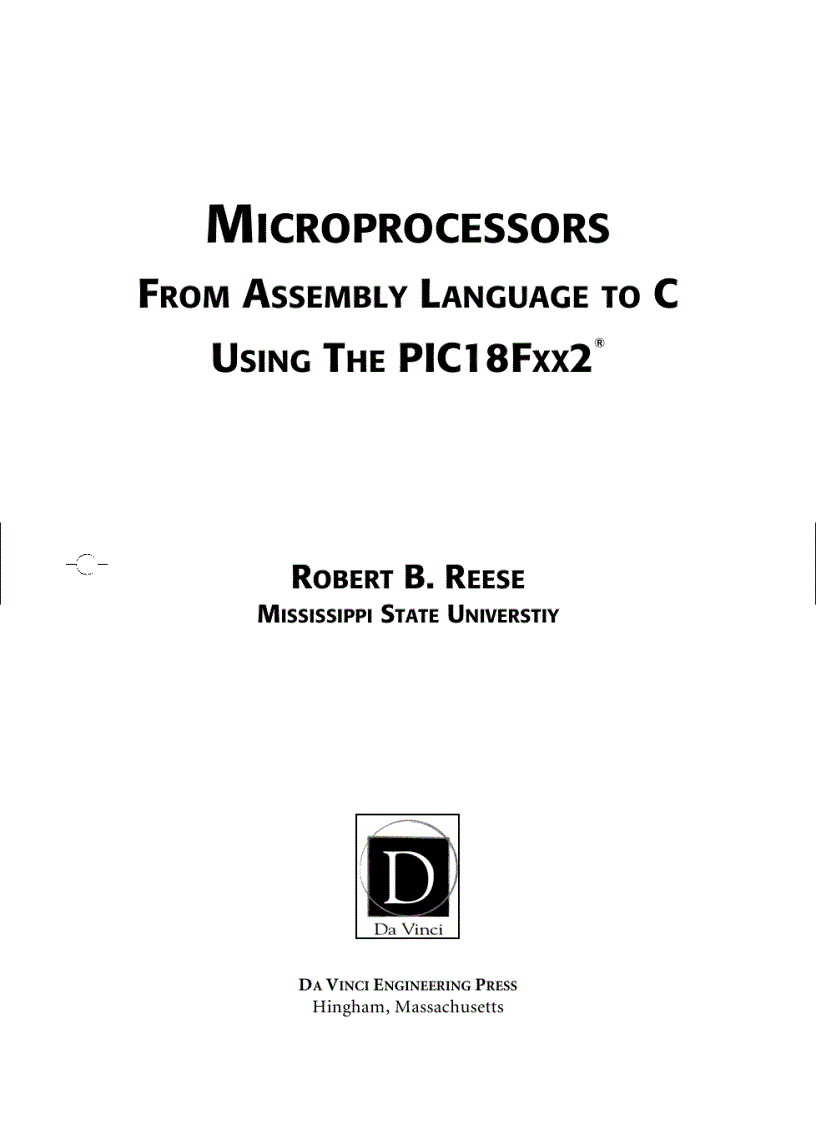 image for page Một số giáo trình cần thiết cho việc học môn Vi xử lý 1