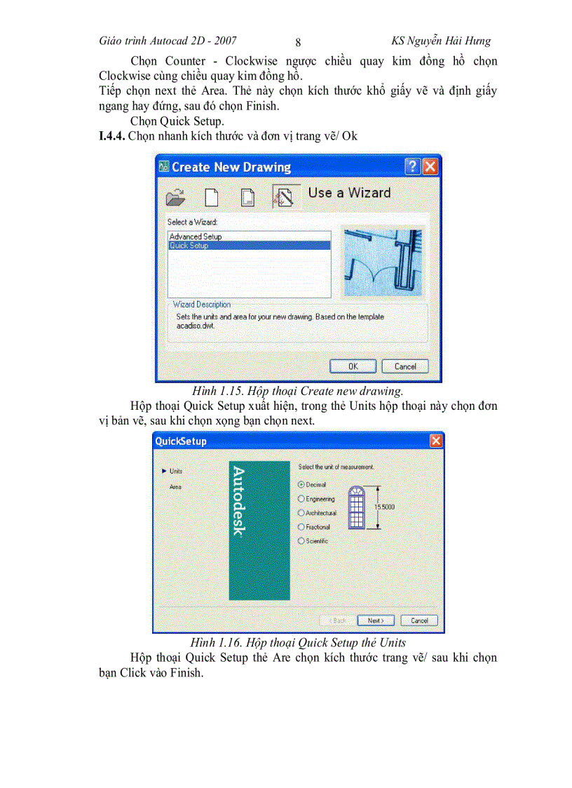 image for page Giáo trình Autocad 2D 2007