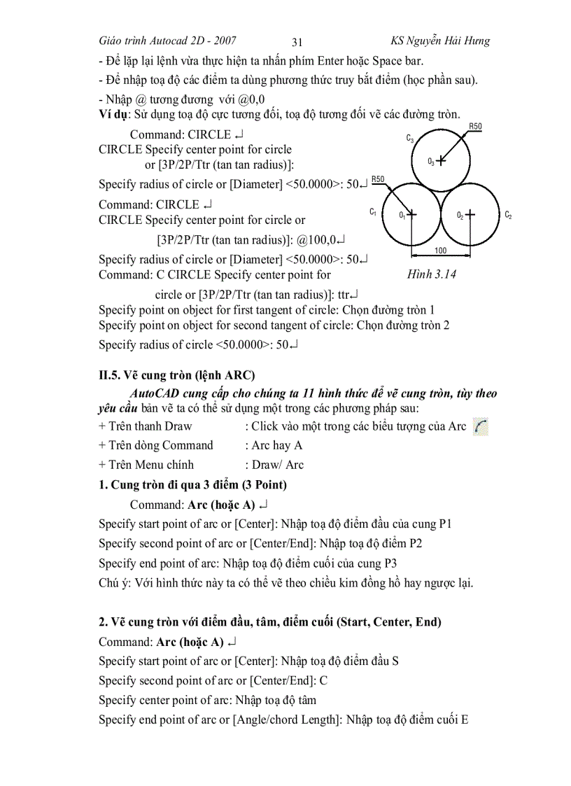 image for page Giáo trình Autocad 2D 2007
