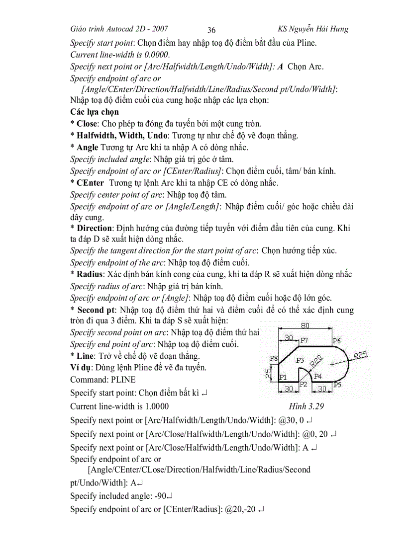 image for page Giáo trình Autocad 2D 2007