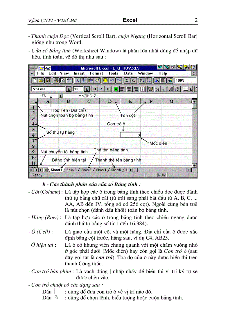 image for page Giáo trình Exel