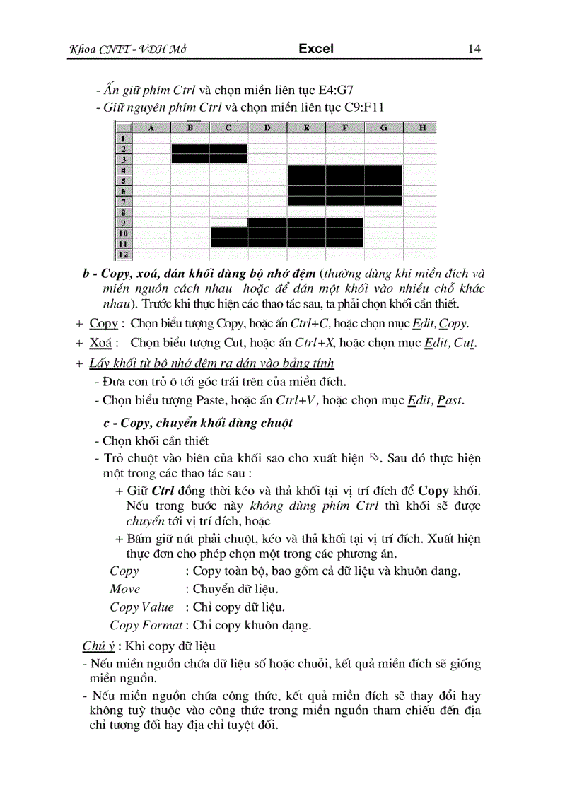 image for page Giáo trình Exel