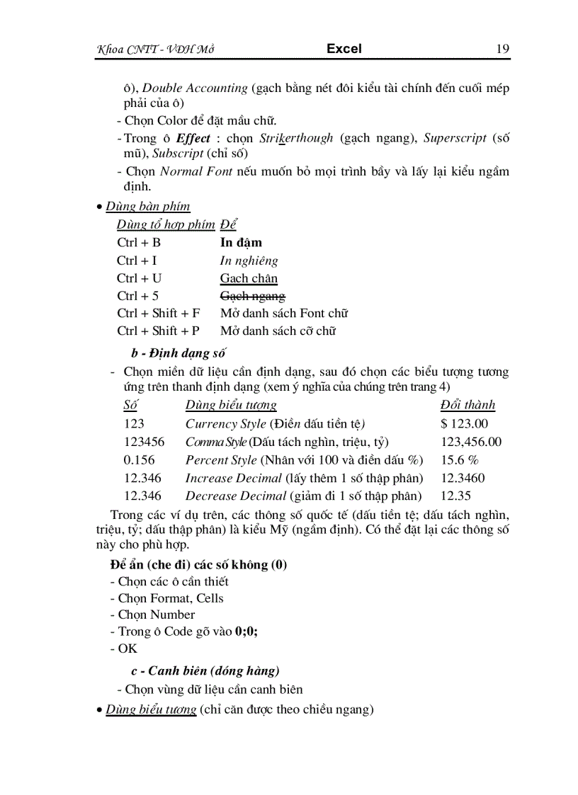 image for page Giáo trình Exel