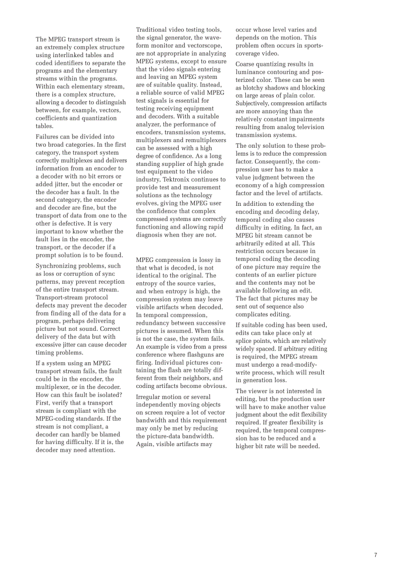 image for page A Guide to MPEG Fundamentals and Protocol Analysis