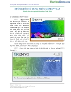 Hướng dẫn sử dụng phần mềm ENVI