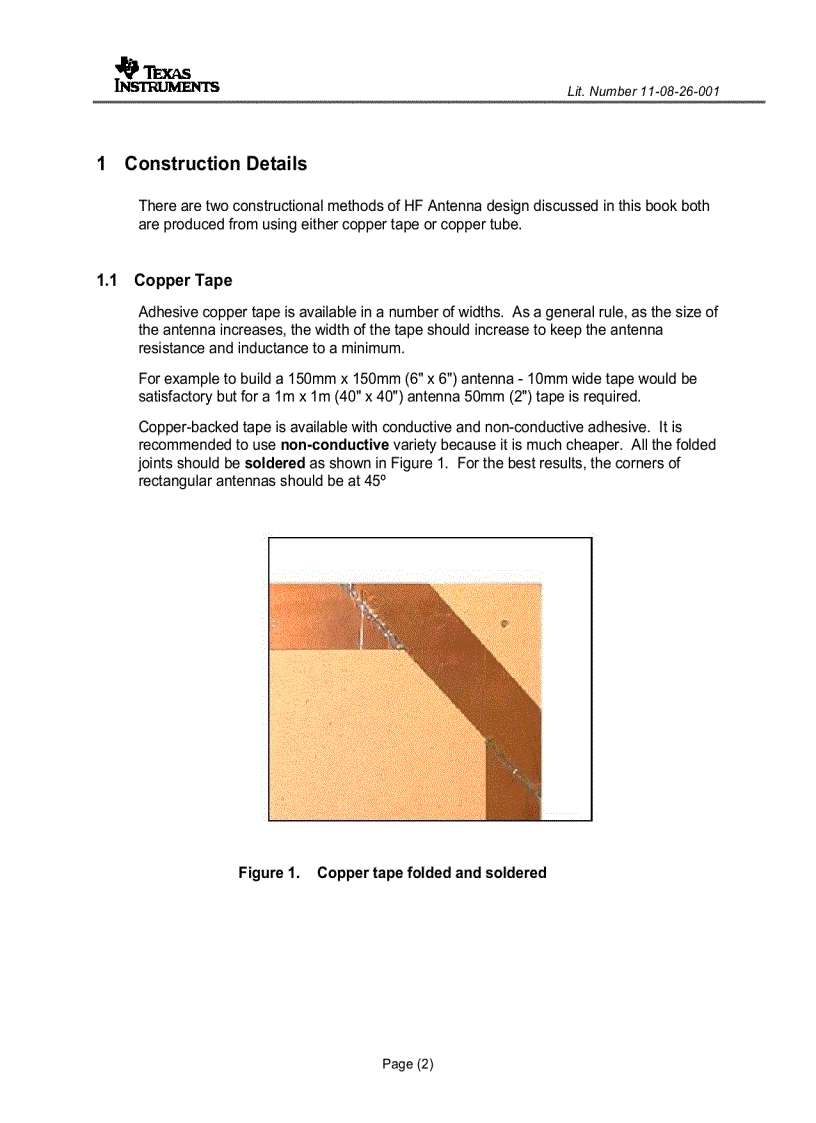 image for page HF Antenna Cookbook Technical Application Report