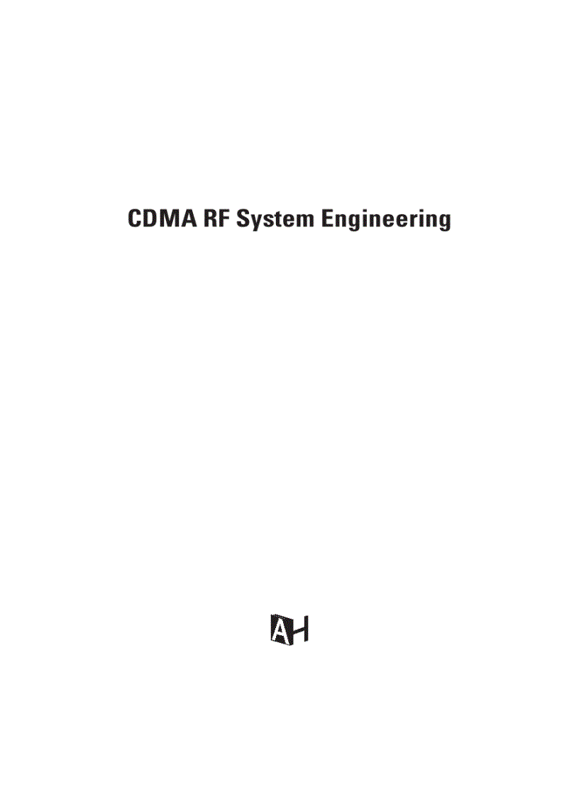 image for page CDMA RF System Engineering