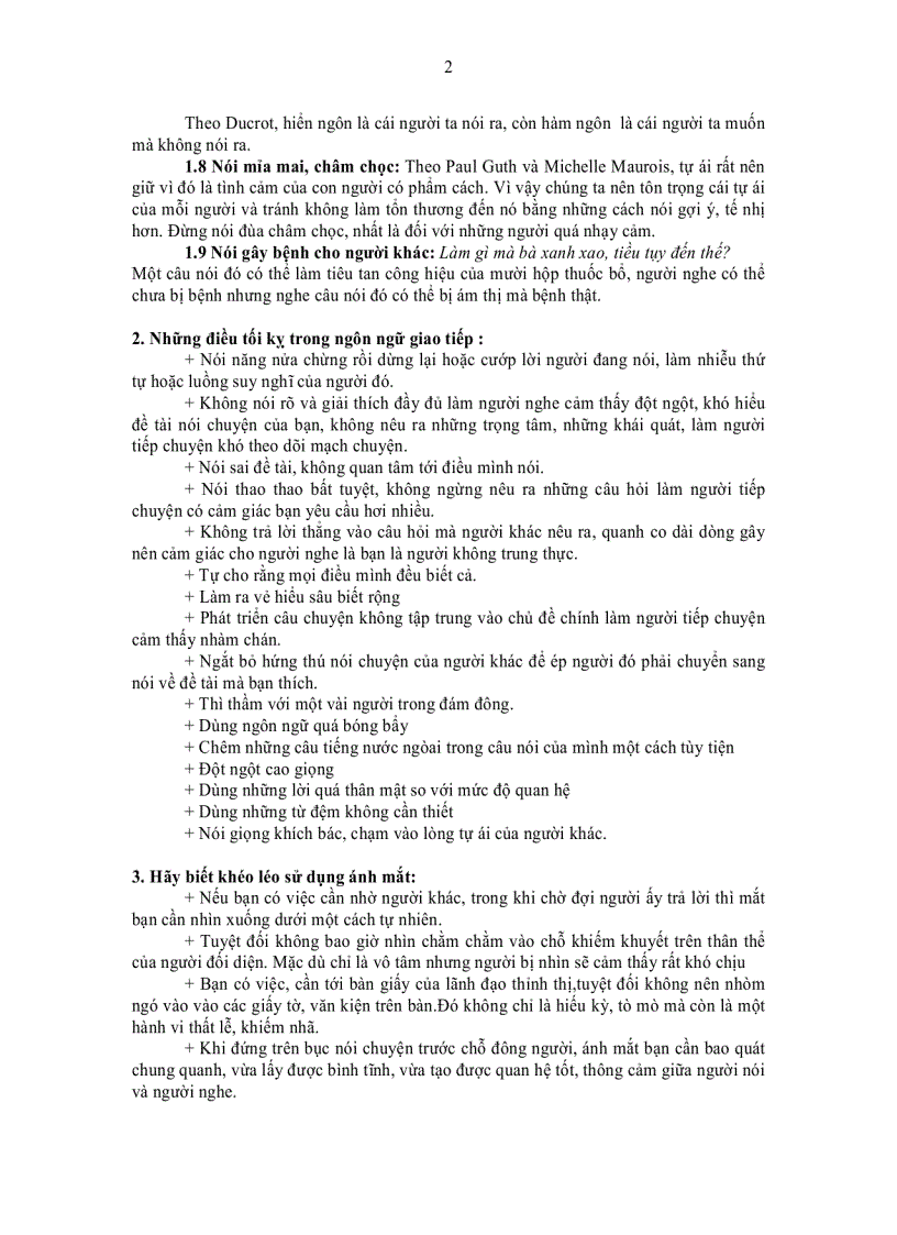 image for page Một số điều cần biết để giao tiếp thành công