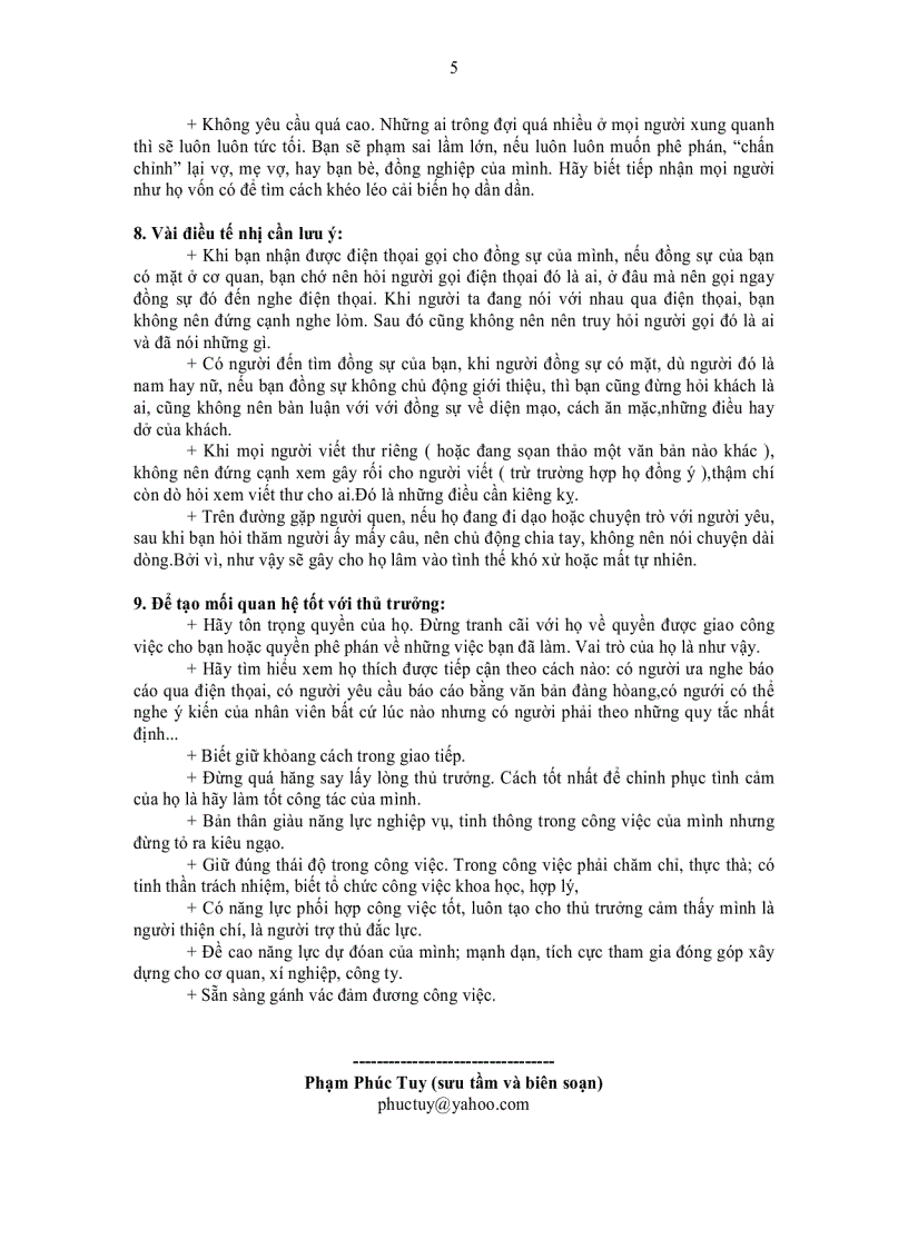 image for page Một số điều cần biết để giao tiếp thành công