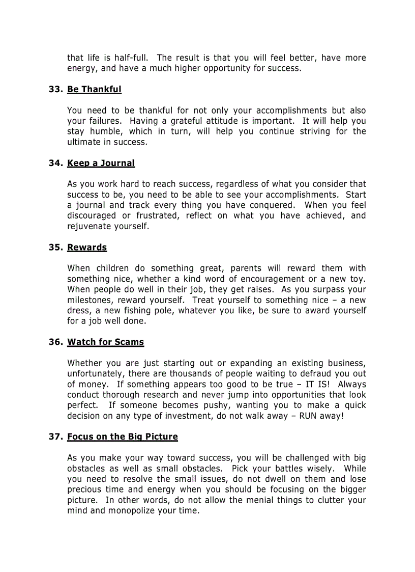 image for page 101 SUCCESS TIPS Proven Methods You Can Apply Right Now To Achieve The Success You Desire