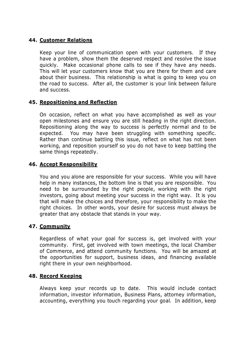 image for page 101 SUCCESS TIPS Proven Methods You Can Apply Right Now To Achieve The Success You Desire