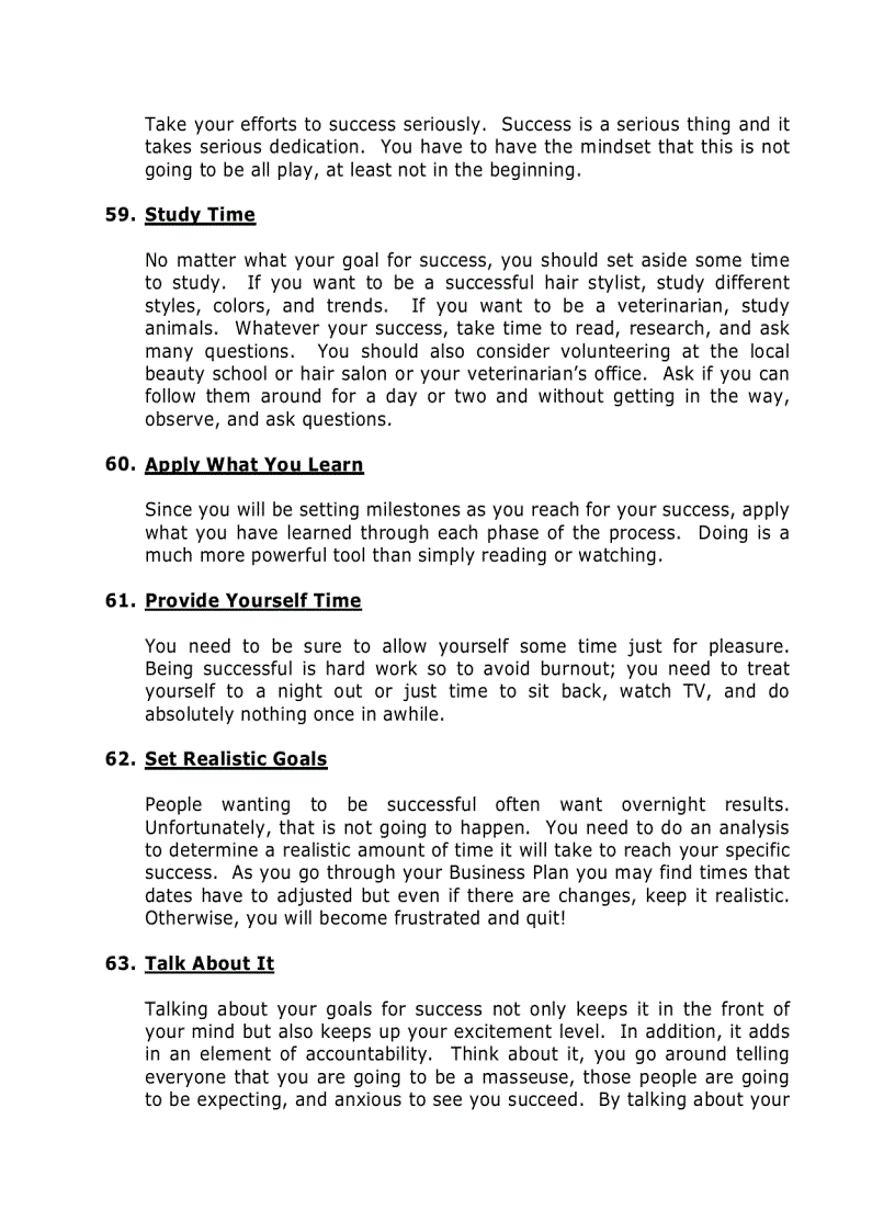 image for page 101 SUCCESS TIPS Proven Methods You Can Apply Right Now To Achieve The Success You Desire