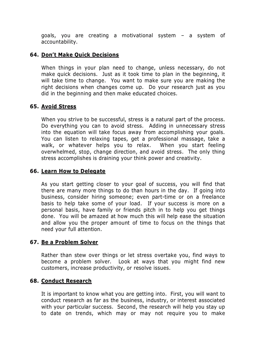 image for page 101 SUCCESS TIPS Proven Methods You Can Apply Right Now To Achieve The Success You Desire