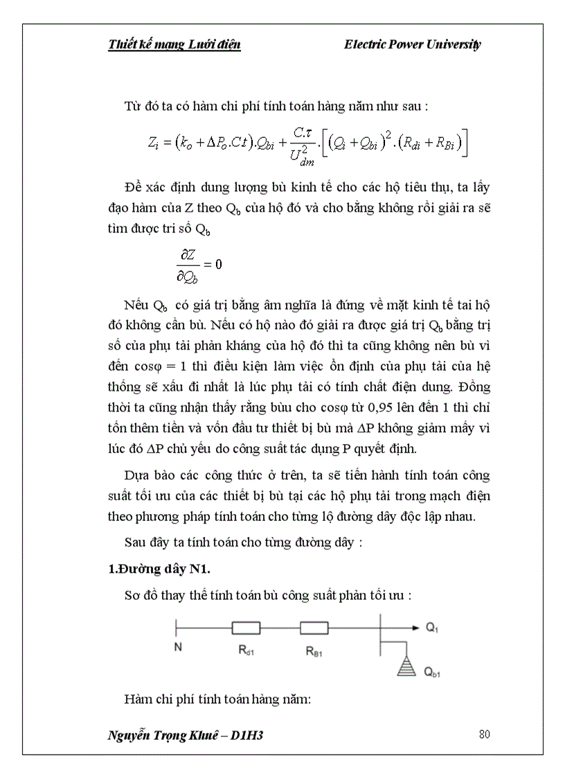 image for page Đồ án môn học THIẾT KẾ MẠNG LƯỚI ĐIỆN KHU VỰC