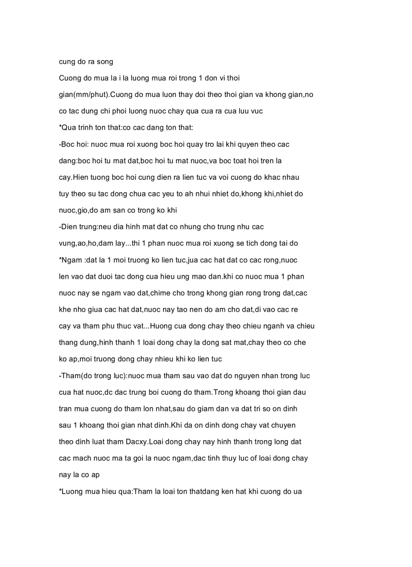 image for page Đề cương ôn tập môn thủy văn